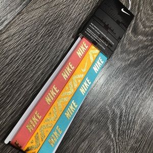 Youth Nike Gold Metallic Headbands